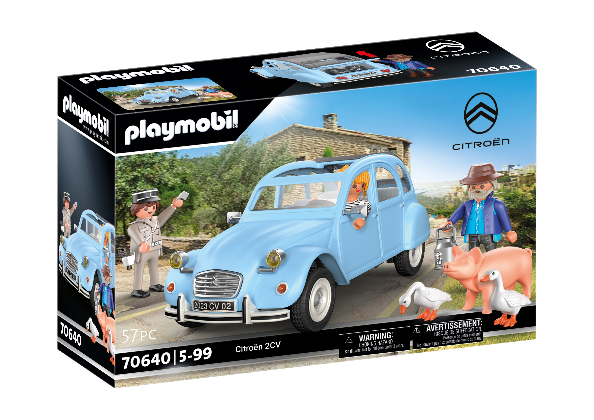 Citroën and Playmobil partner to create the Citroën 2CV Playmobil set
