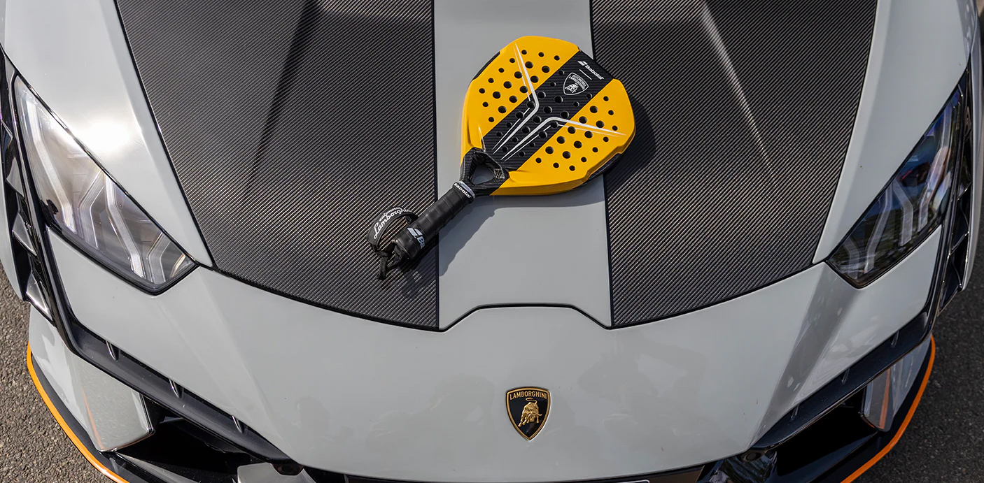 Automobili Lamborghini and Babolat create a padel raquet