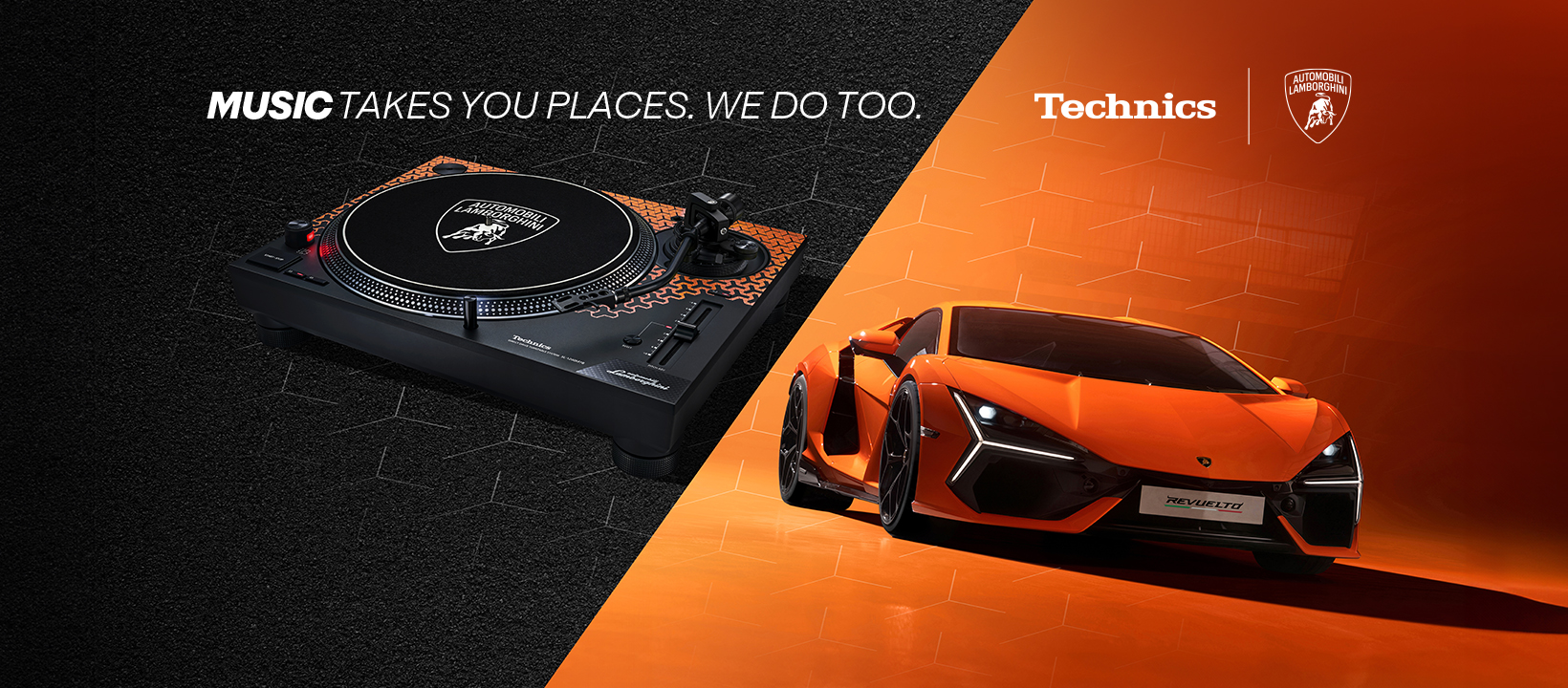 Automobili Lamborghini and Technics present the direct drive turntable system